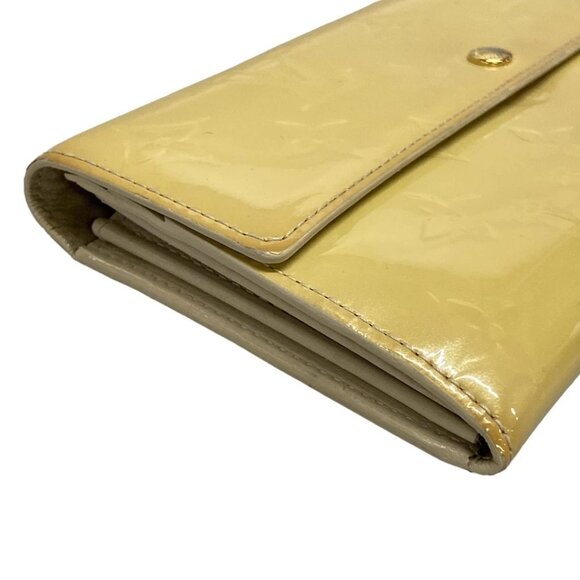 LOUIS VUITTON Pochette Porte Monet Bier Soft Beige Monogram Vernis - 152-071125 - Picture 4 of 9